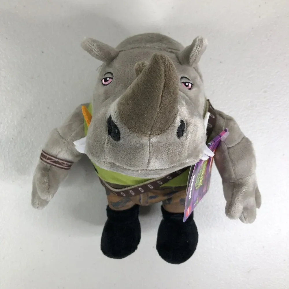 TMNT Mutant Mayhem Plush Lot Bebop Rocksteady Splinter NWT Mattel 8